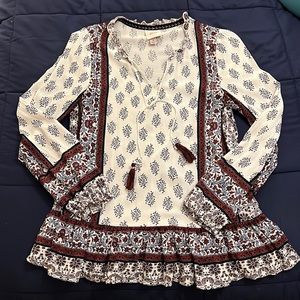 🌹Knox Rose Peasant Blouse🌹